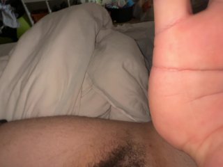 Amateur Sloppy Handjob Since I Have My_First Girlfriend And I Almost Had Sex With_Her Pussy!POV 4K
