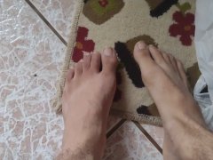 Close up video of Feet fetish