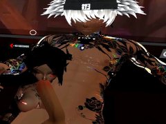 VRChat Mute SLUT gets her pussy destroyed by MASSIVE cock POV