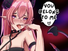 Yandere Succubus BEGS for your cum & steals your wallet Erotic Audio RP
