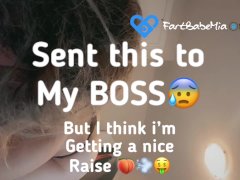 Sent this to my boss 😰 think i’m getting a nice Raise 🍑💨🤑