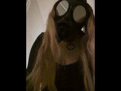Gas mask temptress
