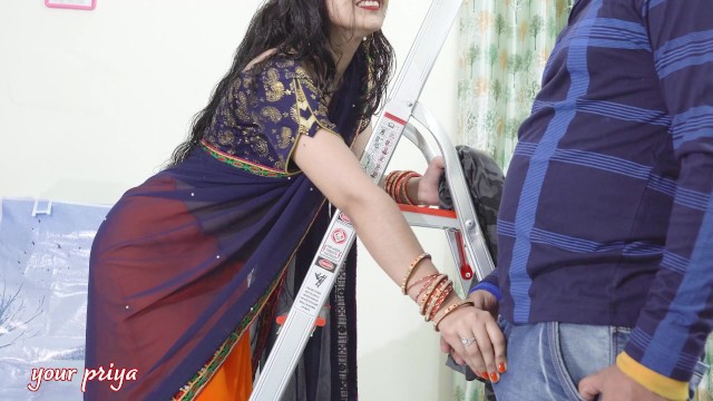 Devar Bhabhi Xxx Pron Blue Sari - Cute Saree Bhabhi Gets Naughty with her Devar for Rough and Hard Anal Sex  after Ice Massage on back - Pornhub.com
