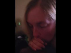 A late night snack - Mama_Foxx94 (Blowjob and cum swallowing)