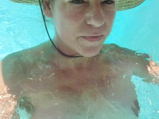 4th of July Naked Milf SmokingSwimming and_Squirting