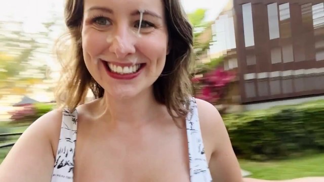 Huge Cumshot For Public Cumwalk Erin Moore Goes Public On Vacation