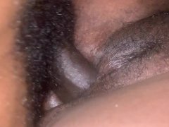 Close up Ebony fuck