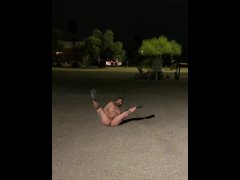 Late Night Public Street Strip And Anal