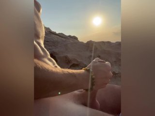 Perfect End of the Day_Watching the Sunset and Masturbating at_Sea Caves_Ayia Napa