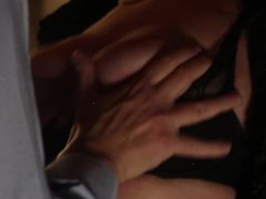 A handshake with a MILF that ended as a passionate BLOWJOB with BOOBS CUMMING
