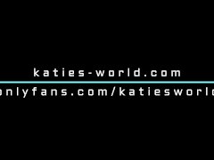 Katie from Katie's World Sucking on a Dildo