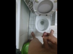 Prolonged urination after masturbation and urination