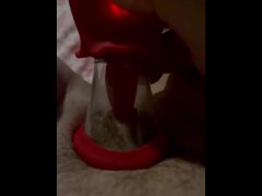 Pussy Licking Rose Vibrator Makes Me Cum Quickly