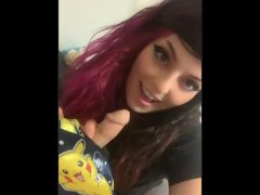 Cute Alt girl gives the best blowjobs