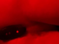 Sissy femboy goth plays with his buttplug toy. Solo Anal toy play and masturbation.