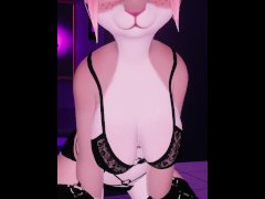 Furry Bunny Girl Twerking & Grinding in Lingerie (Vtuber)