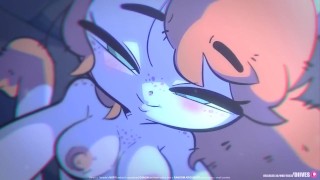 With Cum Inside Her A Hot Furry Girl Gets A Nice Cock