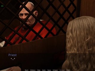 Project_Myriam Gameplay #17 Horny Priest Wants A Blonde_Sex Slave