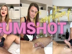 Compilation Of Clients' Unexpected Ejaculations During Waxing At Mistress SugarNadya