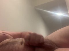 Taking my dildo in my ass and cumming all over myself - heavy breathing/moaning