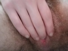 Masterbating and squirting a little