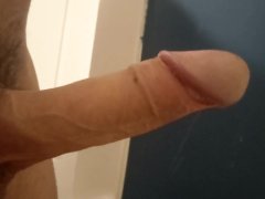 Masturbating And Cumshot Before Shower
