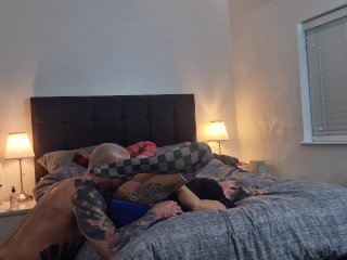 Experimenting with a Sex Pillow Wedge. Pussy Licking Orgasm,Missionary, Bent Over_and Fucked_Doggy!