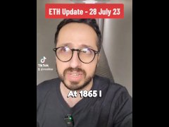 Ethereum price update 28th July 2023 with stepsister