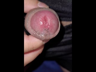 Uncut Micropenis, Extreme Close-up Jerk-off, with Thick Loads of Cum,Lots of Precum_During the_Sesh