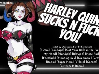 Harley Quinn Captures& Interrogates You With Her_Holes! Erotic_ASMR Roleplay for Men
