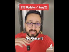 Bitcoin price update 1 August 2023 with stepsister