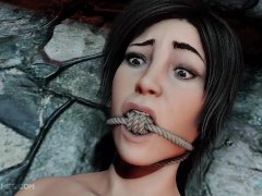Futa Bondage Tifa Hardcore Lara Croft BDSM Dominatrix Femdom