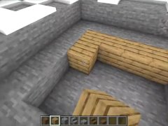 How to build a small Snow Biom House in Minecraft