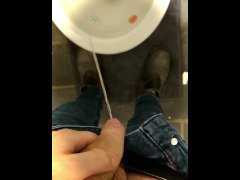 POV: Longest Piss of my LIFE! - Desperate long piss after watching Oppenheimer in Cinema