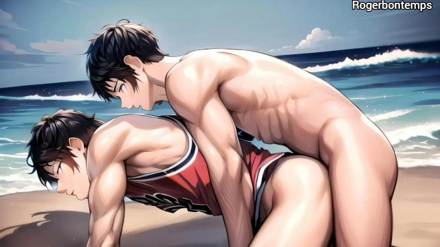 Beach Xxx Cartoons - Gay Basketball Players Beach Sex Animation Cartoon Porn Hentai - Pornhub.com