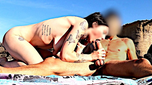 Masturbating On The Beach - Masturbating guy discovered masturbating nudist on stone beach (GentlyPerv)  long porn free video | LongPorn.com