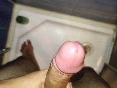 My uncut cock really wants to cum