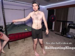 His Balls on a Short Leash - Ballbusting Kings Preview