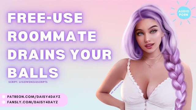 Free Sloppy Blowjob - Free use Roommate Drains your Balls || ASMR Audio Porn [sloppy Blowjob]  [cum Slut] [casual Cheating] - Pornhub.com