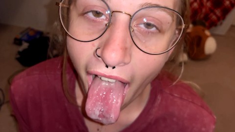 Girl With Glasses Deepthroat Porn Videos | Pornhub.com