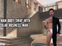 Gay man body swap with straight business man