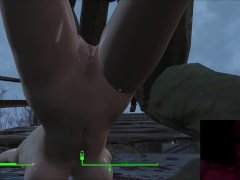 Survivors Home Infested: She Takes Anal and Pussy Stretching Cock to Survive: Fallout 4 Gameplay