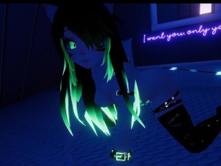 VRChat Girl Masturbate But Wants to Be Fucked and Ended Up Having Multiple OrgasmWhile BeingFucked
