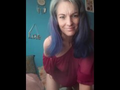 Hot as  milf hippie hidee teasing hot as fuck  joi  with cumcount down when she says so