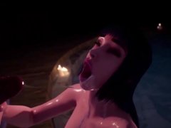 3D HENTAI Character MILF Suck Monster Cock - Sex Simulator Gameplay