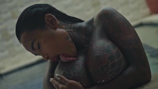 INKED JAPANEESE SLAVEGIRL SANKTOR MASTURBATES