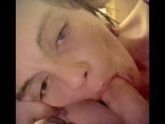 Petite Pawg milf is addicted to sucking on BF dick fr fr!