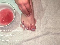 foot fetish jelly video