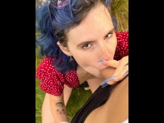 Real public sex date in the park after boating - creampie