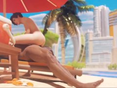 Overwatch tracer fucked at the beach